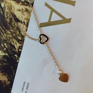 NWOT!✨ Gold Heart-Drop Necklace